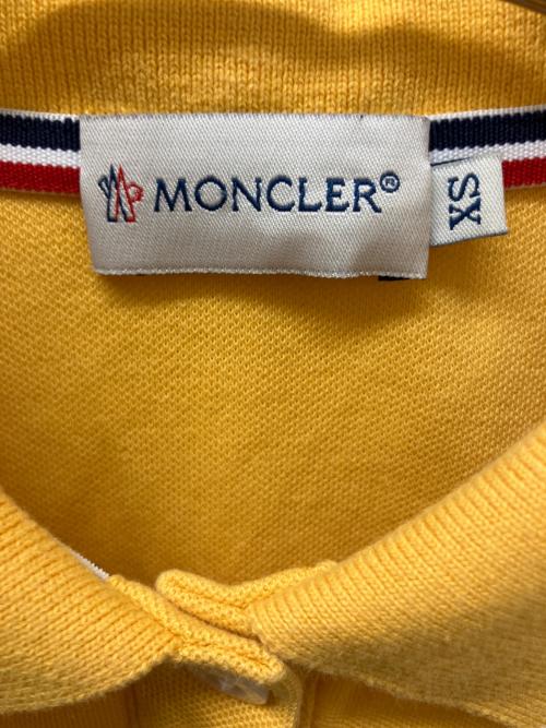 MONCLER（モンクレール）MONCLER (モンクレール) ポロシャツ イエロー サイズ:XSの古着・服飾アイテム