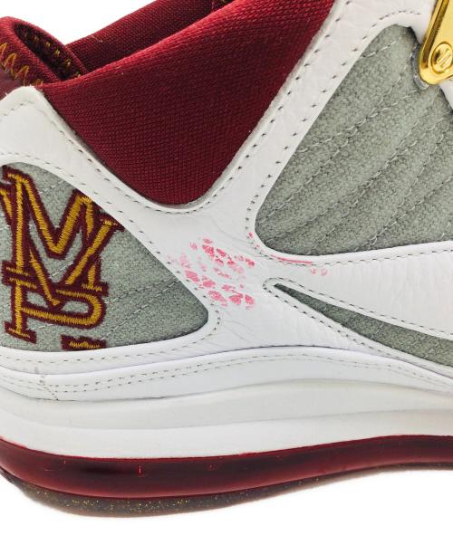 NIKE（ナイキ）NIKE (ナイキ) LEBRON 7 QS ボルドー×ホワイト サイズ:US11、UK10、EUR45、cm29、BR43、CN290（2.5）の古着・服飾アイテム