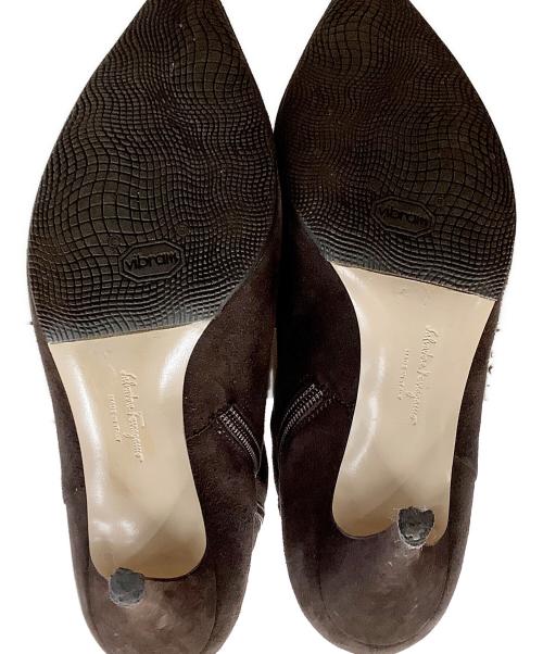 Salvatore Ferragamo（サルヴァトーレ フェラガモ）Salvatore Ferragamo (サルヴァトーレ フェラガモ) ロングブーツ ブラウン サイズ:24.5の古着・服飾アイテム