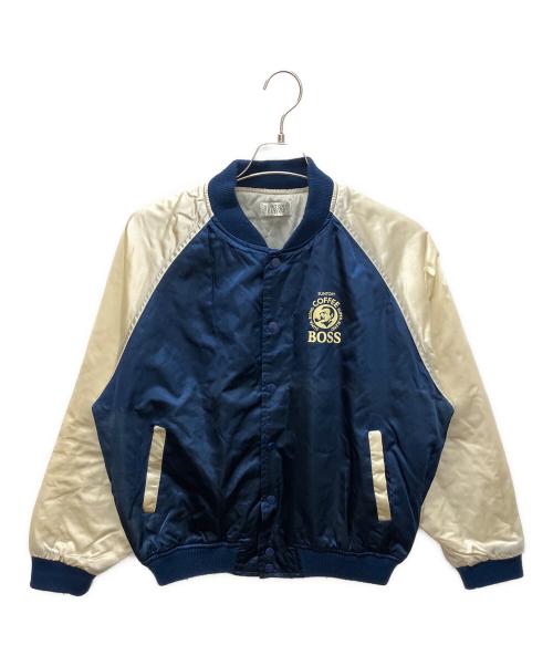 サントリー（サントリー）サントリー (サントリー) スカジャン ブルー サイズ:記載無しの古着・服飾アイテム