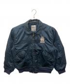 サントリーサントリー）の古着「MA-1ジャケット」｜ネイビー