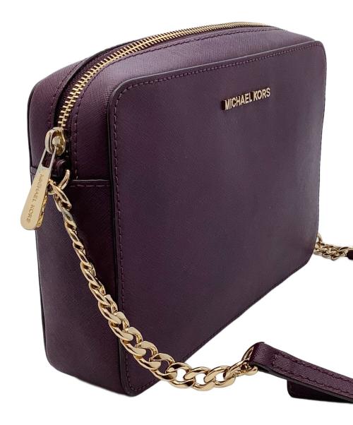 MICHAEL KORS（マイケルコース）MICHAEL KORS (マイケルコース) ショルダーバッグ パープルの古着・服飾アイテム
