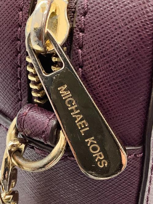 MICHAEL KORS（マイケルコース）MICHAEL KORS (マイケルコース) ショルダーバッグ パープルの古着・服飾アイテム