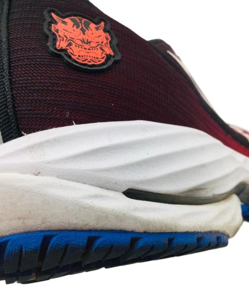 MIZUNO（ミズノ）MIZUNO (ミズノ) WAVE RIDER 28 ブルー×レッド サイズ:US8、UK7、EURO40.5、BRA39.5、JP26.0の古着・服飾アイテム