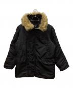 ALPHAアルファ）の古着「N-2Bジャケット」｜ブラック