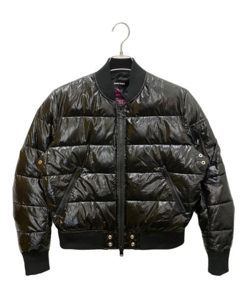 DIESEL（ディーゼル）DIESEL (ディーゼル) HH03B　中綿ジャケット ブラック サイズ:Sの古着・服飾アイテム