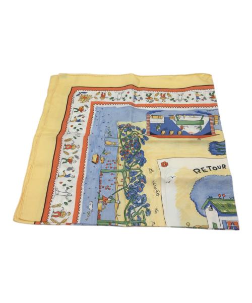 HERMES（エルメス）HERMES (エルメス) スカーフ イエローの古着・服飾アイテム