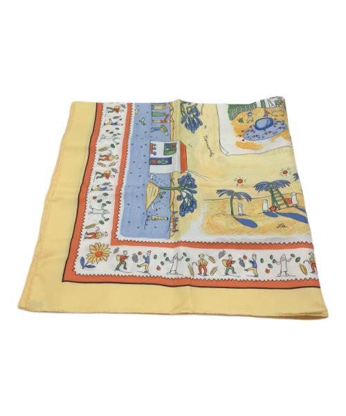 HERMES（エルメス）HERMES (エルメス) スカーフ イエローの古着・服飾アイテム