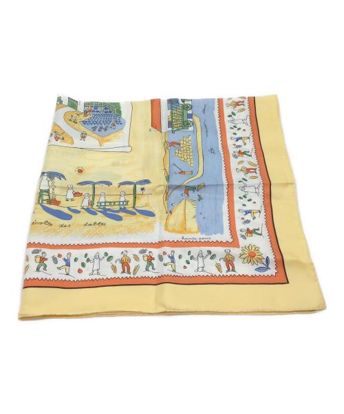 HERMES（エルメス）HERMES (エルメス) スカーフ イエローの古着・服飾アイテム