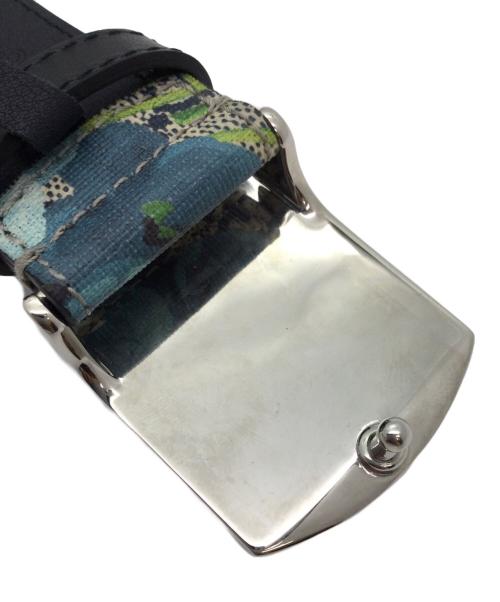 GUCCI（グッチ）GUCCI (グッチ) ベルト ベージュ×ブルーの古着・服飾アイテム