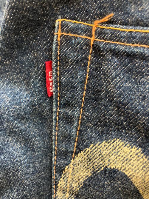 EVISU（エヴィス）EVISU (エヴィス) カモメペイントデニムパンツ インディゴ サイズ:W26×L36の古着・服飾アイテム
