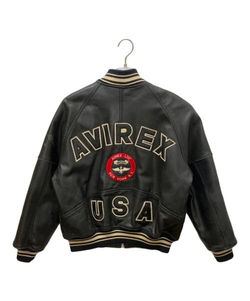 AVIREX（アヴィレックス）AVIREX (アヴィレックス) フライトジャケット ブラック サイズ:Sの古着・服飾アイテム