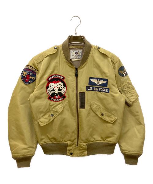 AERO EQUIPMENT LABORATORY（エアロエクイップメントラボトリー）AERO EQUIPMENT LABORATORY (エアロエクイップメントラボトリー) L-2Gフライトジャケット カーキ サイズ:42の古着・服飾アイテム