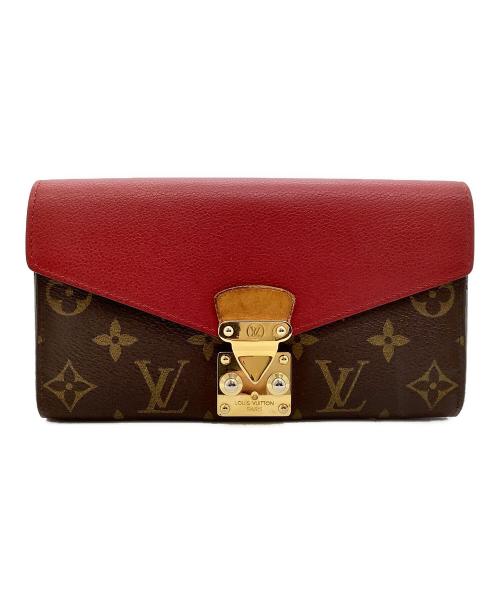 LOUIS VUITTON（ルイ ヴィトン）LOUIS VUITTON (ルイ ヴィトン) 長財布 レッドの古着・服飾アイテム