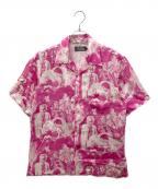Hysteric Glamourヒステリックグラマー）の古着「02251AH16　オープンカラーシャツ」｜ピンク