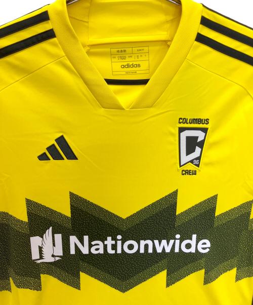 adidas（アディダス）adidas (アディダス) HZ6185　サッカーユニフォーム イエロー サイズ:Lの古着・服飾アイテム