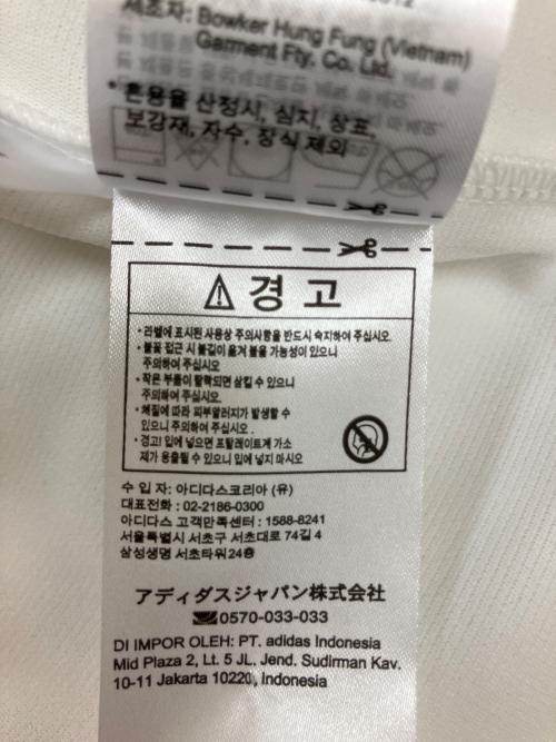 adidas（アディダス）adidas (アディダス) IA7292　サッカーユニフォーム ホワイト サイズ:Mの古着・服飾アイテム