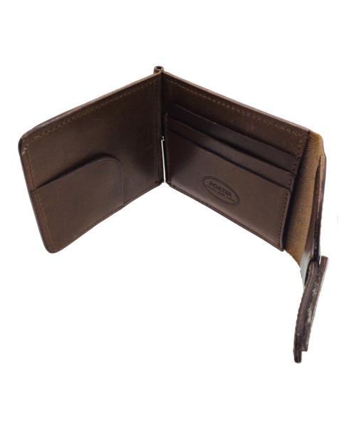 PORTER（ポーター）PORTER (ポーター) マネークリップ ブラウンの古着・服飾アイテム