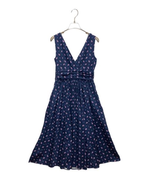 Kate Spade（ケイトスペード）Kate Spade (ケイトスペード) KG927　ノースリーブワンピース ブルー サイズ:2の古着・服飾アイテム