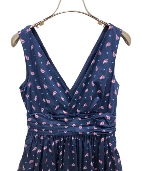 Kate Spade（ケイトスペード）Kate Spade (ケイトスペード) KG927　ノースリーブワンピース ブルー サイズ:2の古着・服飾アイテム