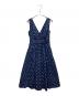 Kate Spade（ケイトスペード）の古着「KG927　ノースリーブワンピース」｜ブルー