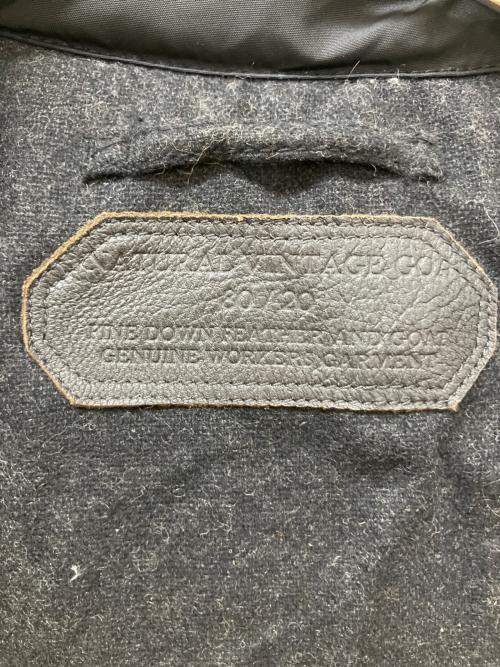 NATURAL VINTAGE GOA（ナチュラル ヴィンテージ ゴア）NATURAL VINTAGE GOA (ナチュラル ヴィンテージ ゴア) ダウンジャケット ブラック サイズ:Mの古着・服飾アイテム