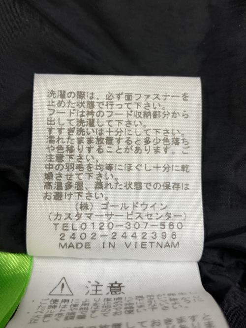 THE NORTH FACE（ザ ノース フェイス）THE NORTH FACE (ザ ノース フェイス) ND92335 ヌプシダウンジャケット ブラック サイズ:Lの古着・服飾アイテム