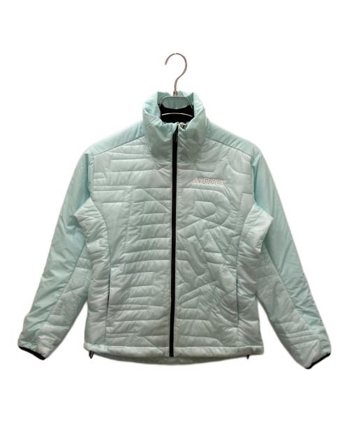 adidas（アディダス）adidas (アディダス) IB1077　中綿ジャケット スカイブルー サイズ:Mの古着・服飾アイテム