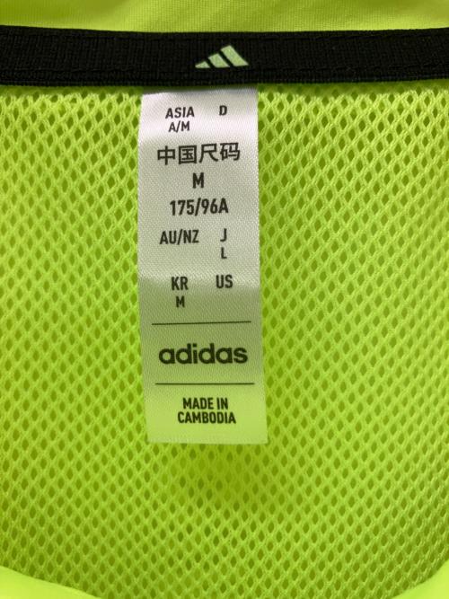 adidas（アディダス）adidas (アディダス) JJ0234　ウインドブレーカー イエロー サイズ:Lの古着・服飾アイテム