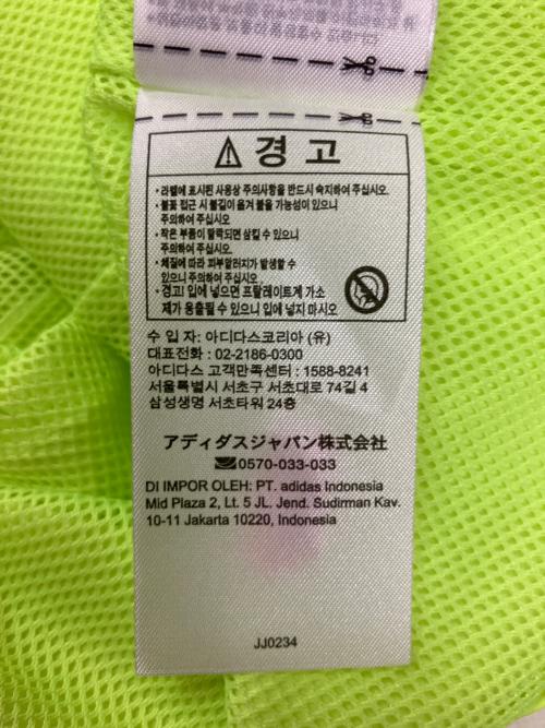 adidas（アディダス）adidas (アディダス) JJ0234　ウインドブレーカー イエロー サイズ:Lの古着・服飾アイテム