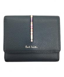 PAUL SMITH（ポールスミス）の古着「3つ折り財布」｜カーキ