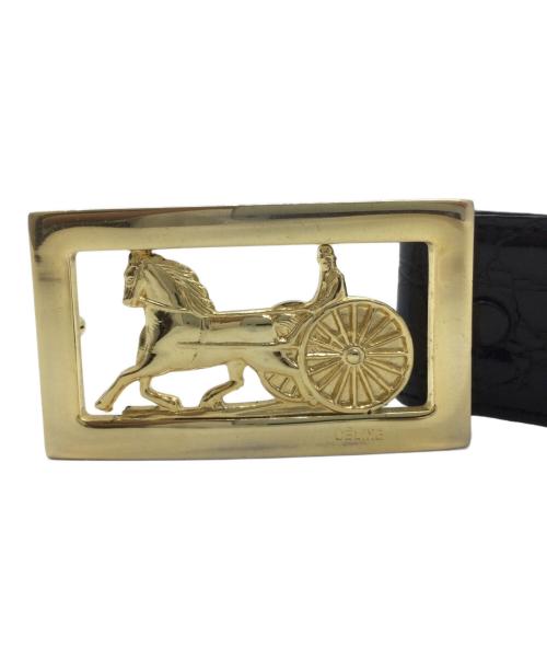 CELINE（セリーヌ）CELINE (セリーヌ) ベルト ブラックの古着・服飾アイテム