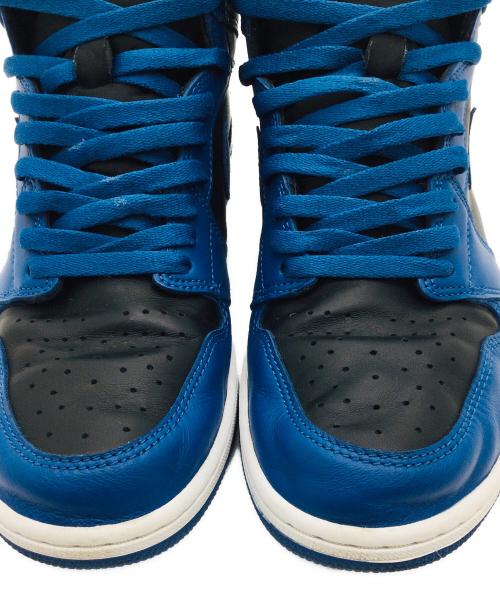 NIKE（ナイキ）NIKE (ナイキ) AIR JORDAN 1 RETRO HIGH OG ブルー×ブラック サイズ:US11、UK10、EUR45、cm29、BR43、CN290（2.5）の古着・服飾アイテム