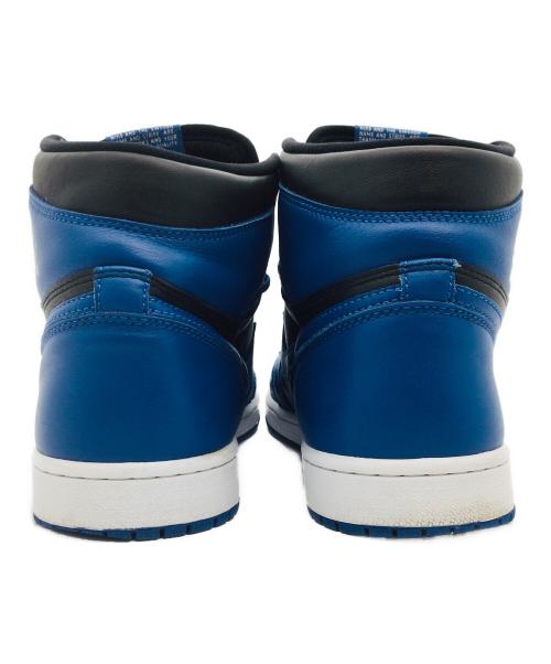 NIKE（ナイキ）NIKE (ナイキ) AIR JORDAN 1 RETRO HIGH OG ブルー×ブラック サイズ:US11、UK10、EUR45、cm29、BR43、CN290（2.5）の古着・服飾アイテム
