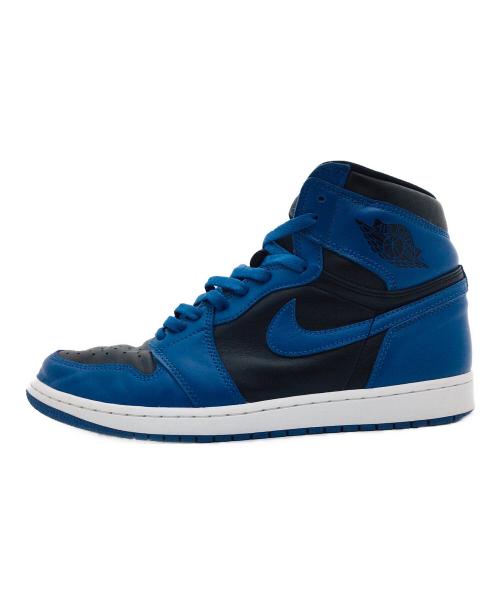 NIKE（ナイキ）NIKE (ナイキ) AIR JORDAN 1 RETRO HIGH OG ブルー×ブラック サイズ:US11、UK10、EUR45、cm29、BR43、CN290（2.5）の古着・服飾アイテム