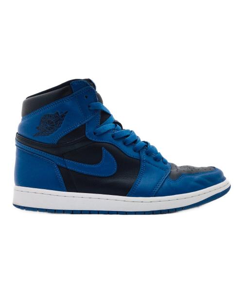 NIKE（ナイキ）NIKE (ナイキ) AIR JORDAN 1 RETRO HIGH OG ブルー×ブラック サイズ:US11、UK10、EUR45、cm29、BR43、CN290（2.5）の古着・服飾アイテム