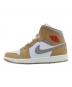 NIKE (ナイキ) Air Jordan 1 Mid ベージュ×ホワイト サイズ:US10、UK9、EUR44、cm28、BR42、CN280：12000円