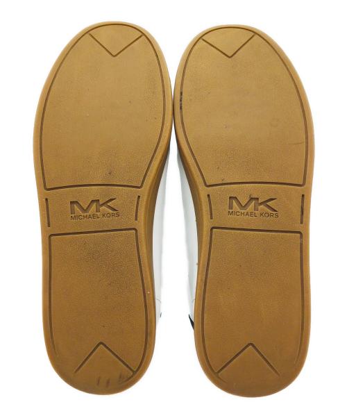 MICHAEL KORS（マイケル・コース）MICHAEL KORS (マイケル・コース) レザースニーカー ホワイト サイズ:27の古着・服飾アイテム