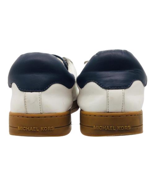 MICHAEL KORS（マイケル・コース）MICHAEL KORS (マイケル・コース) レザースニーカー ホワイト サイズ:27の古着・服飾アイテム