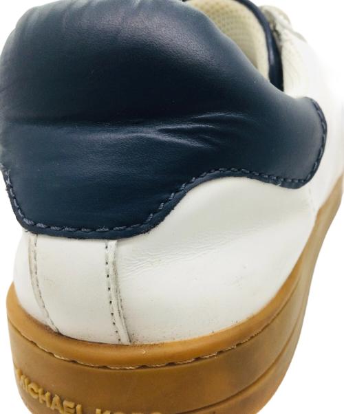 MICHAEL KORS（マイケル・コース）MICHAEL KORS (マイケル・コース) レザースニーカー ホワイト サイズ:27の古着・服飾アイテム