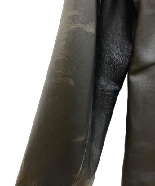 BALMAIN（バルマン）BALMAIN (バルマン) レザージャケット ブラック サイズ:11の古着・服飾アイテム