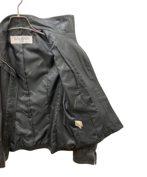 BALMAIN（バルマン）BALMAIN (バルマン) レザージャケット ブラック サイズ:11の古着・服飾アイテム