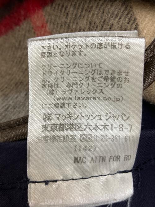 MACKINTOSH（マッキントッシュ）MACKINTOSH (マッキントッシュ) ライナー付比翼コート ネイビー サイズ:34の古着・服飾アイテム