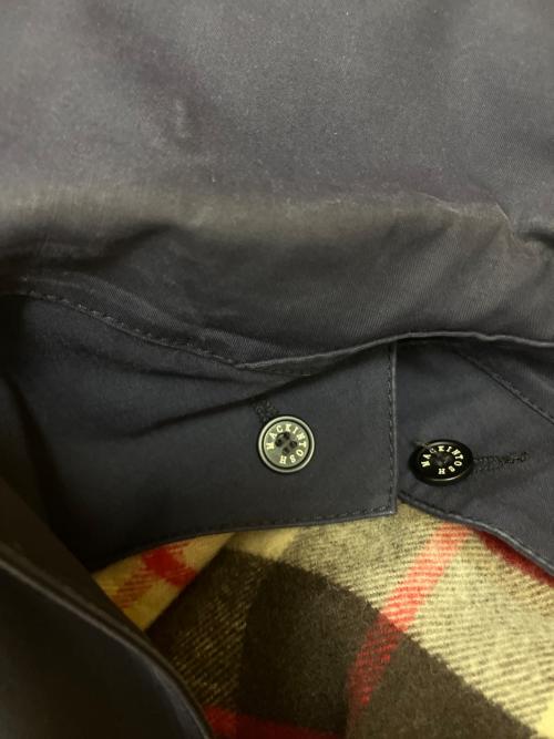 MACKINTOSH（マッキントッシュ）MACKINTOSH (マッキントッシュ) ライナー付比翼コート ネイビー サイズ:34の古着・服飾アイテム