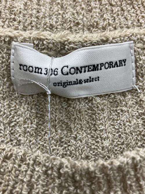 room306（ルームサンマルロクコンテンポラリー）room306 (ルームサンマルロクコンテンポラリー) R3TS-020303　ノースリーブ・キャミソールワンピース ベージュ サイズ:Fの古着・服飾アイテム