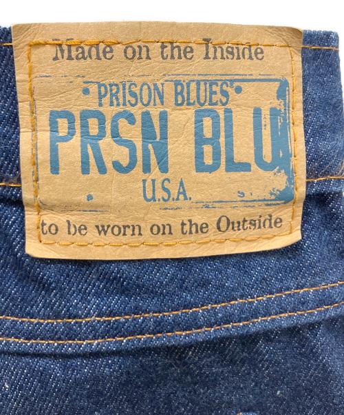 PRSN BLU（プリズンブルース）PRSN BLU (プリズンブルー) ダブルニーデニムパンツ インディゴ サイズ:W36×L32の古着・服飾アイテム