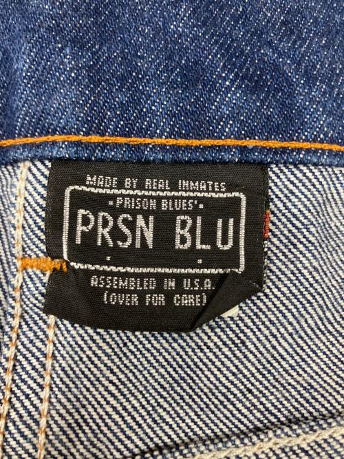 PRSN BLU（プリズンブルース）PRSN BLU (プリズンブルー) ダブルニーデニムパンツ インディゴ サイズ:W36×L32の古着・服飾アイテム