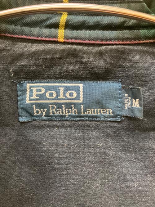 POLO RALPH LAUREN（ポロ・ラルフローレン）POLO RALPH LAUREN (ポロ・ラルフローレン) ダウンジャケット グリーン×ネイビー サイズ:Mの古着・服飾アイテム
