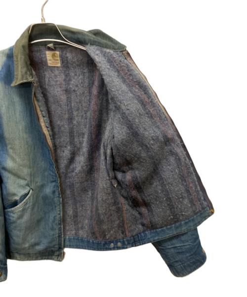 CarHartt（カーハート）CarHartt (カーハート) 裏地ブランケットデトロイトジャケット インディゴ サイズ:38の古着・服飾アイテム