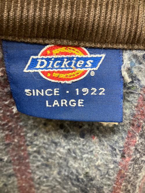 Dickies（ディッキーズ）Dickies (ディッキーズ) 裏地ブランケットデトロイトジャケット ダークブラウン サイズ:Lの古着・服飾アイテム